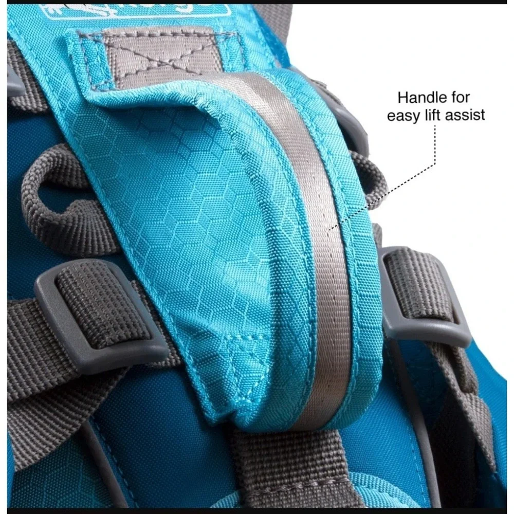 Kurgo Baxter Dog Backpack Blk/Orange Zip Saddle Bags Hiking Running Walking